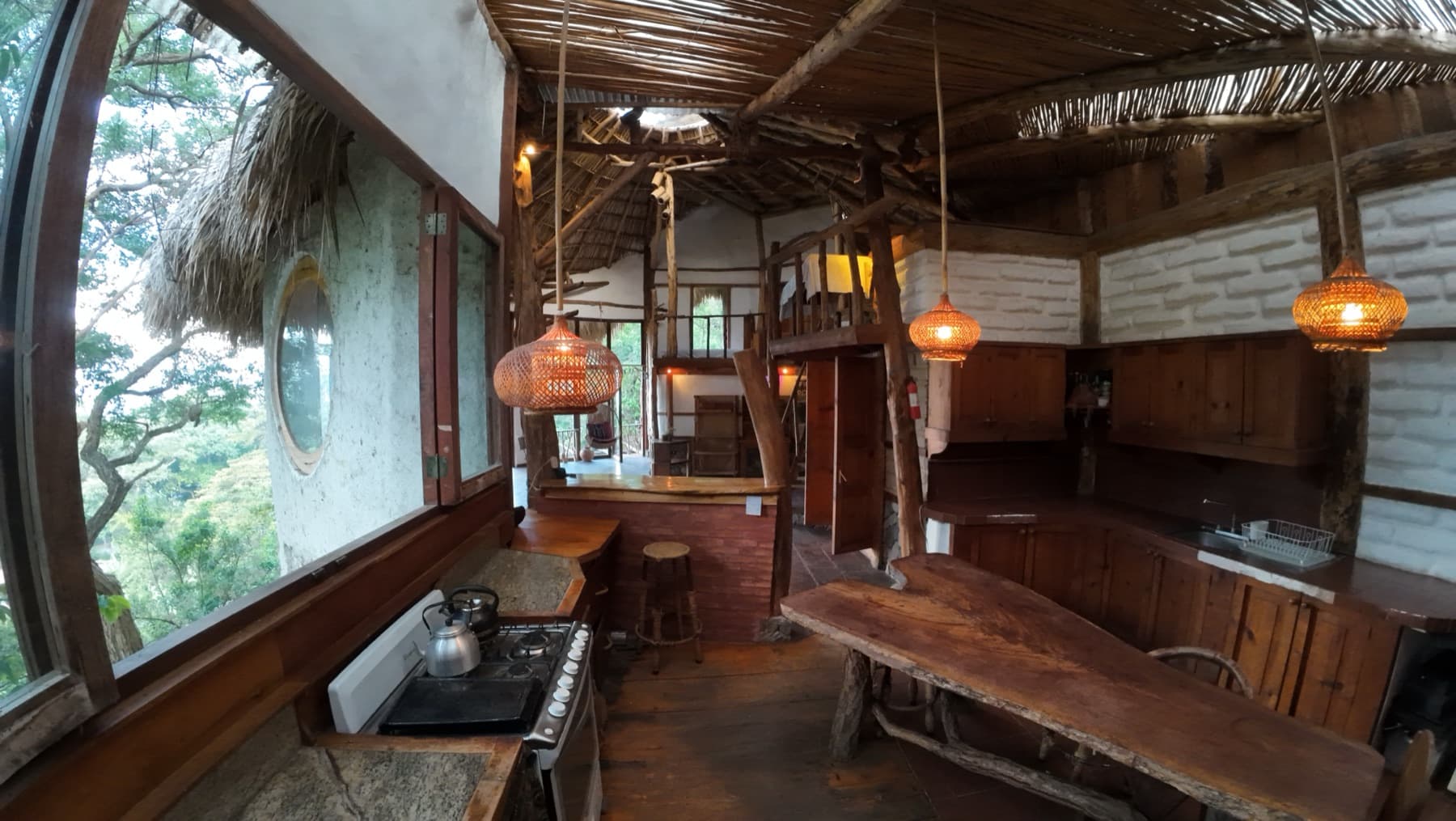 Interior view of El Taller's event space