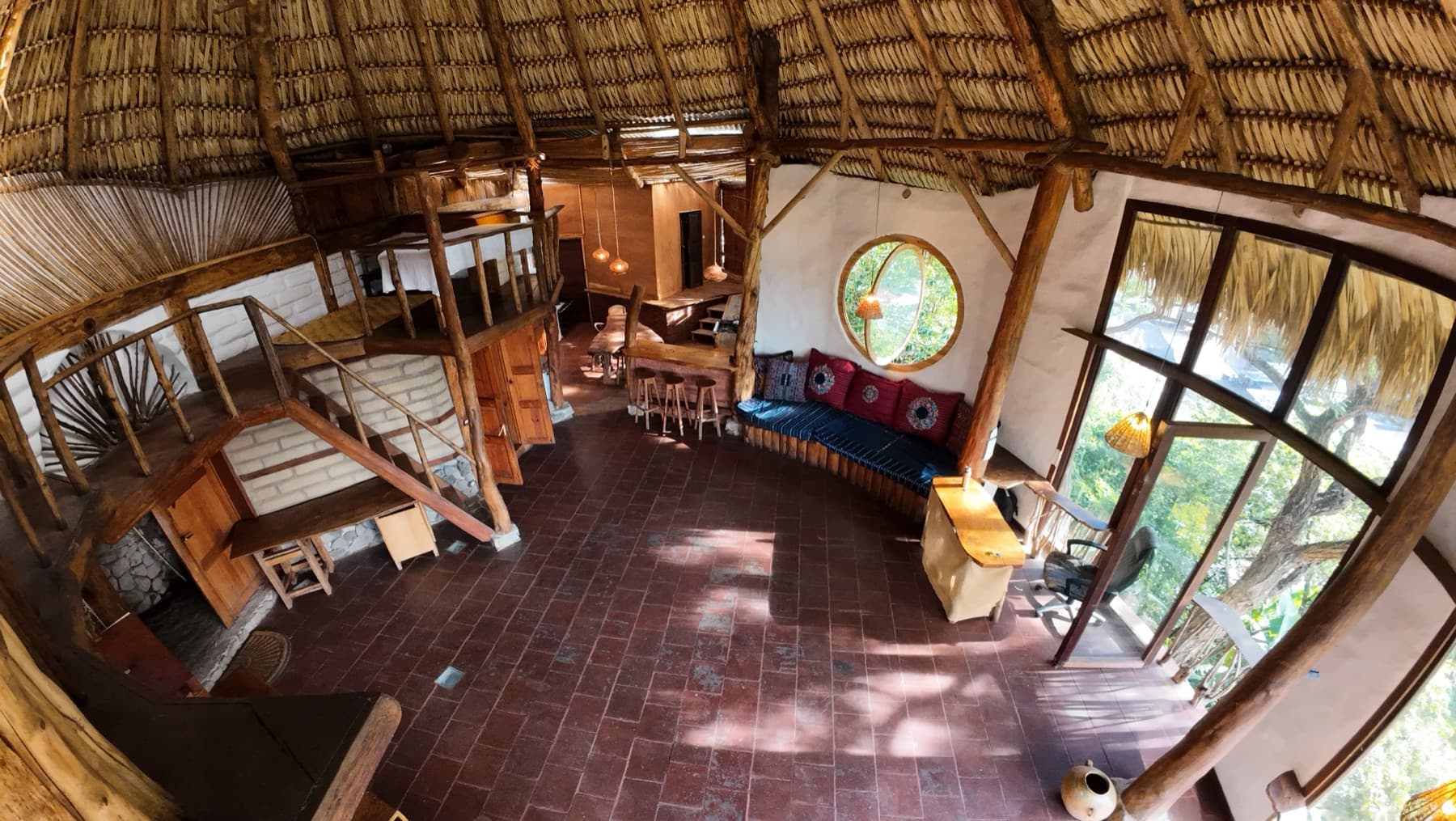 Interior view of El Taller's event space